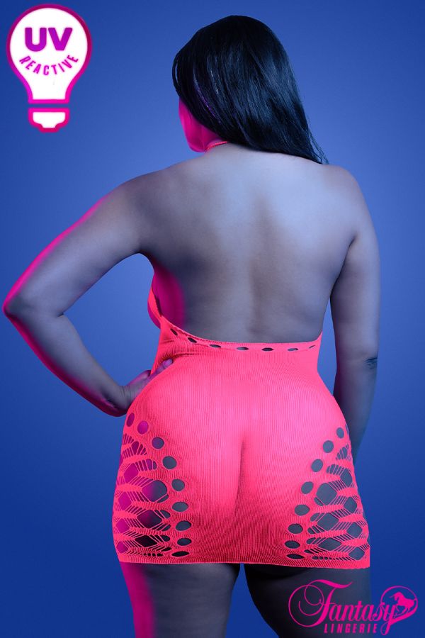 FAGL2553X – UV Reactive Dress & Pasties