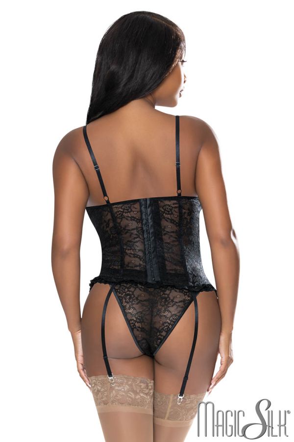 EXM310 - Lace Bustier & Panty