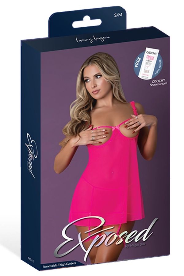 EXM364 – Wide Sleeve Teddy & GIFT
