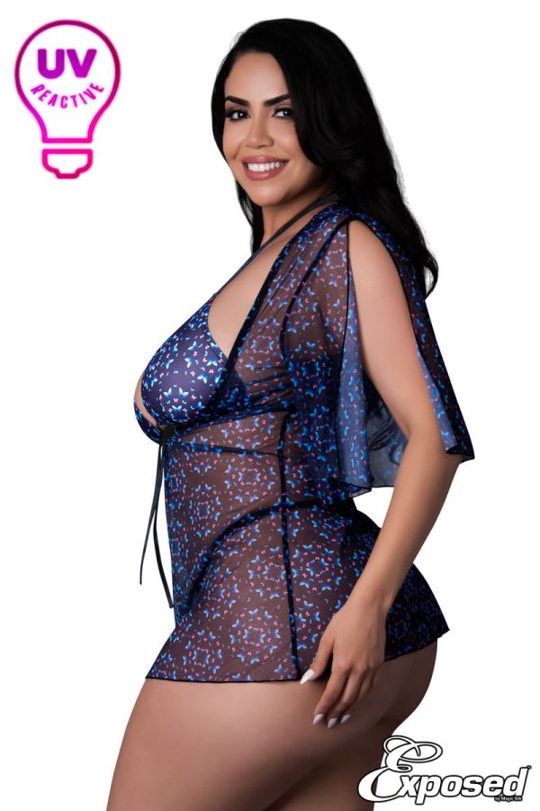 EXM406X - UV 3PC Babydoll