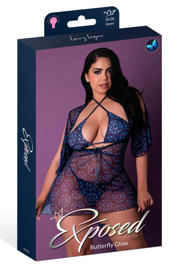 EXM406 - UV 3PC Babydoll