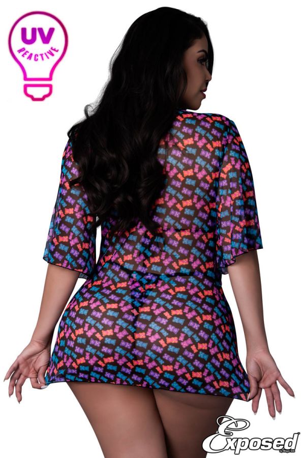 EXM406 - UV 3PC Babydoll