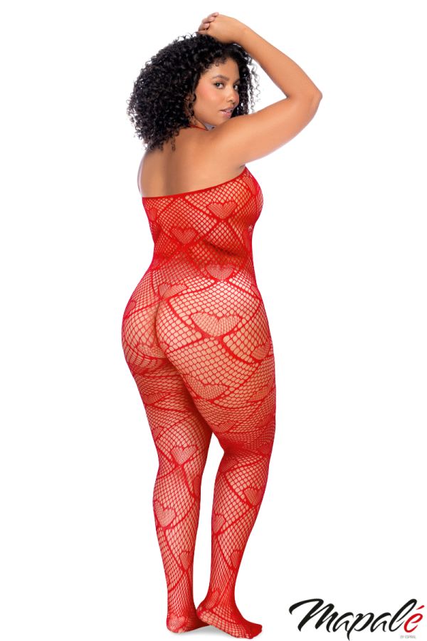 MA1164X - Heart Bodystocking