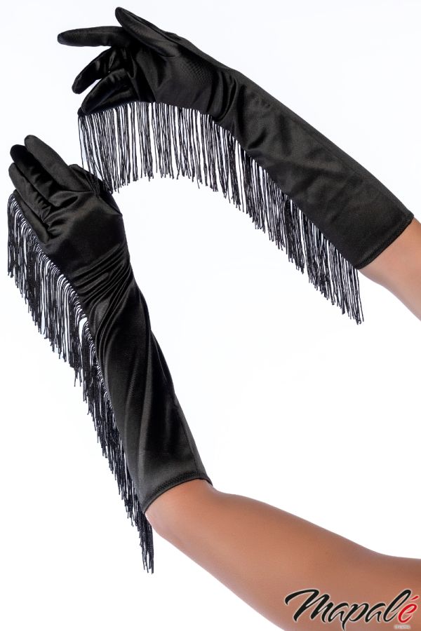 MA136 - Satin Fringe Gloves
