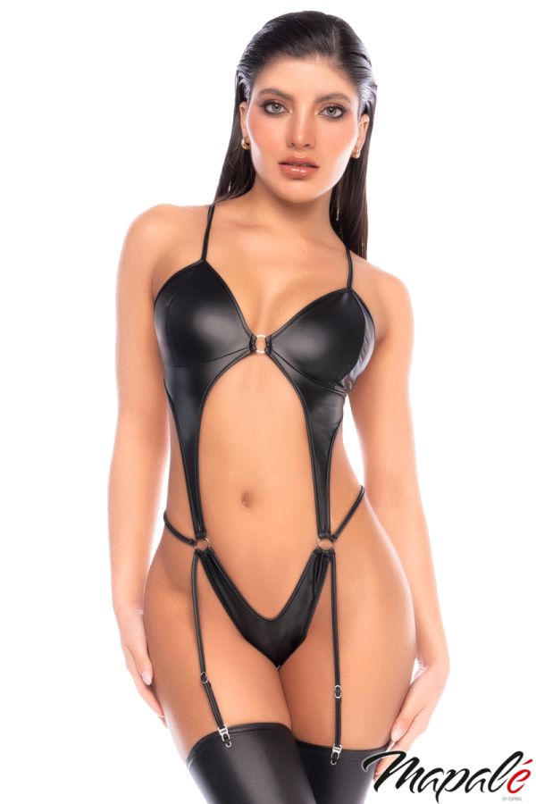 MA2826 - Glossy Garter Teddy