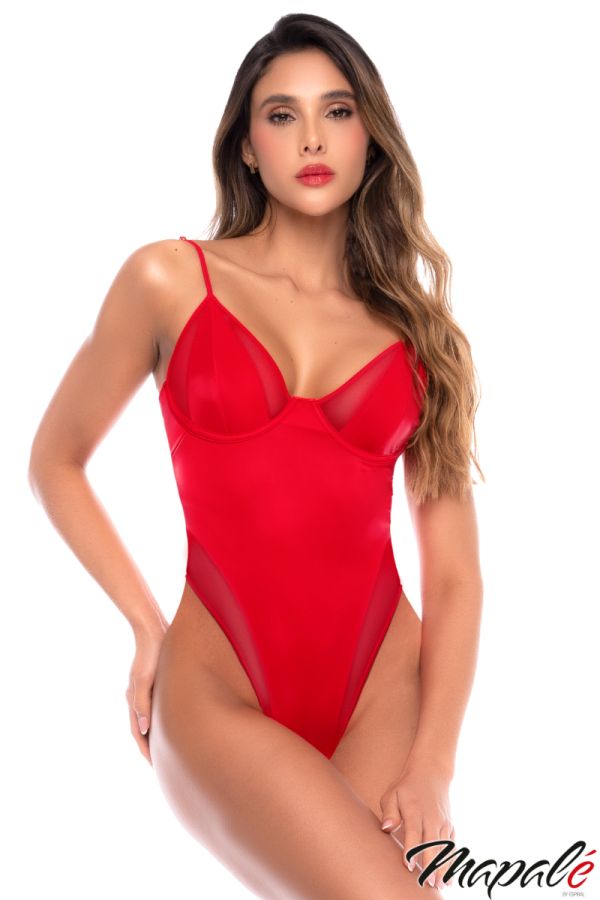 MA2831 - Wet Look Teddy