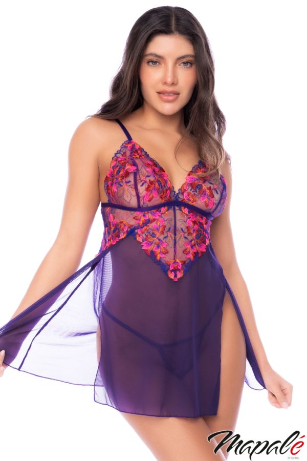 MA7644 - Floral Lace Babydoll