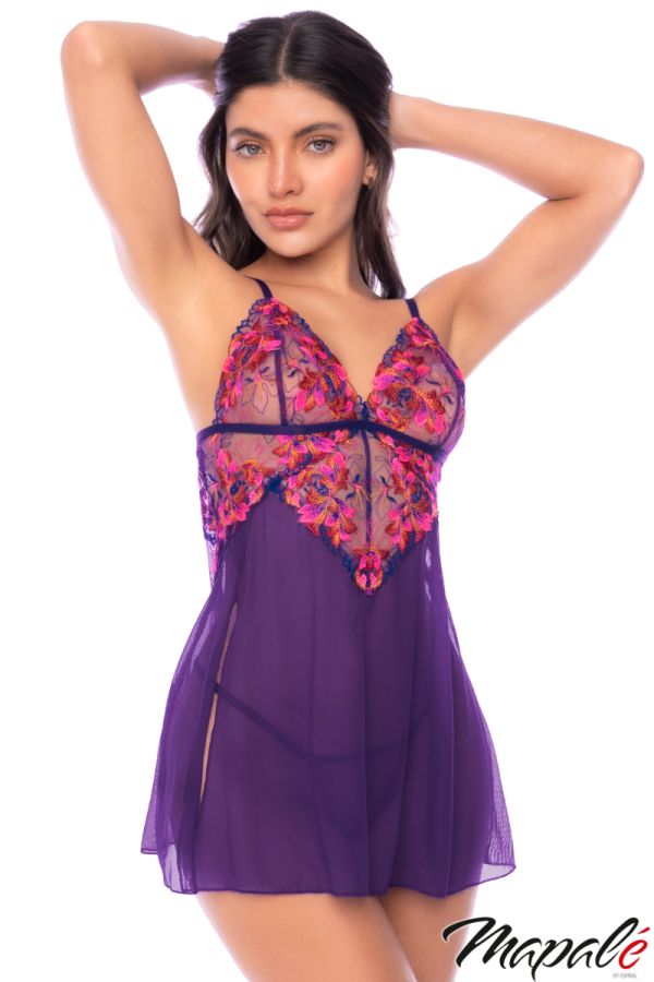 MA7644 - Floral Lace Babydoll