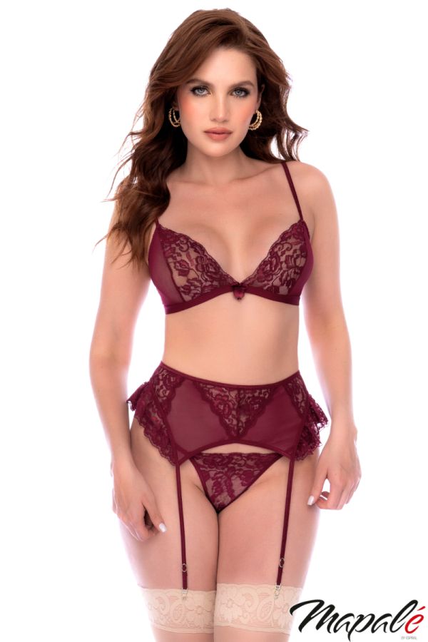 MA80031 - Floral Lace 3PC