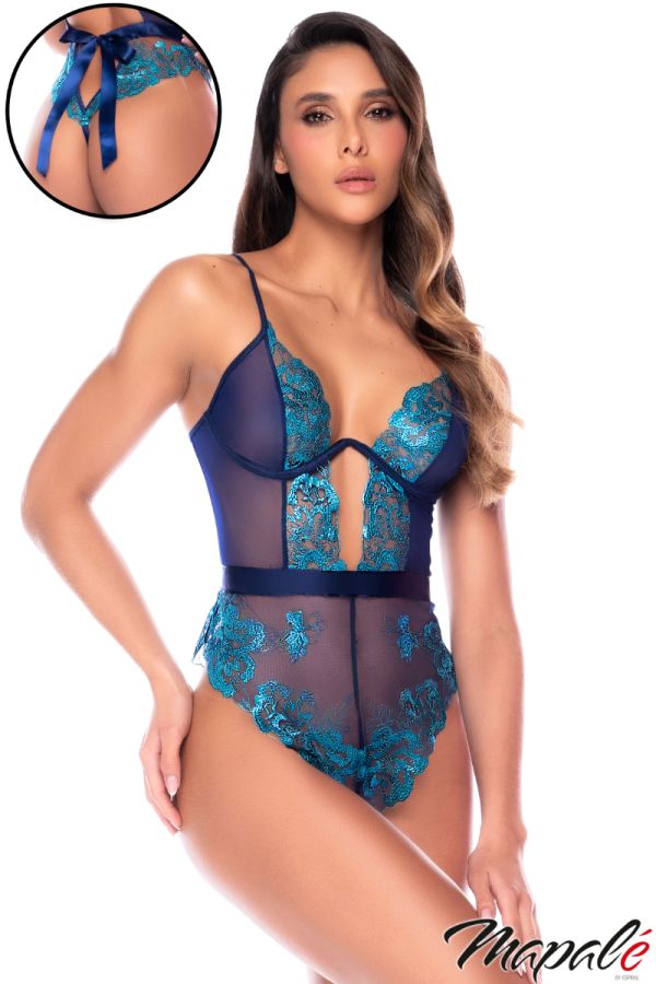 MA80042 - Floral Lace Teddy