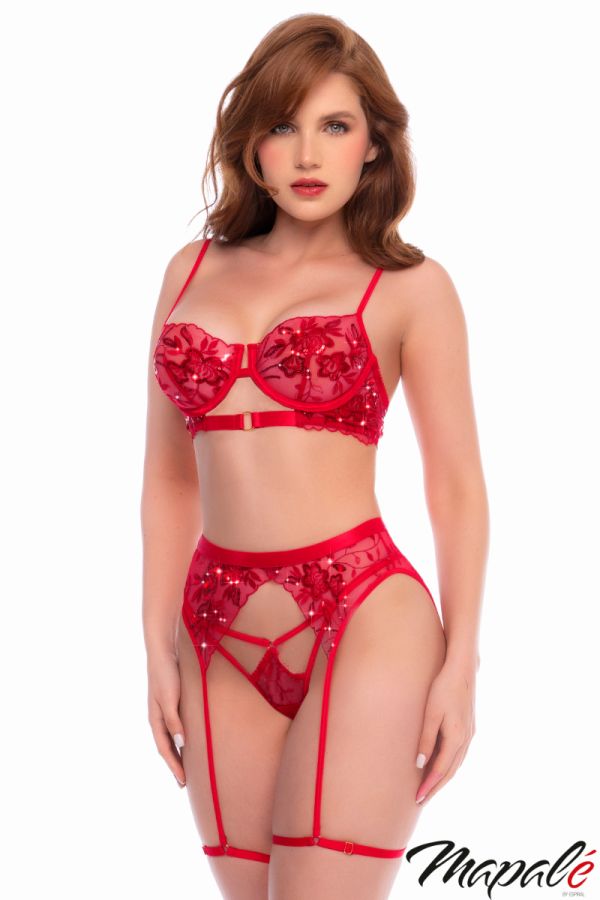 MA80053 - Sequin Lace 3PC