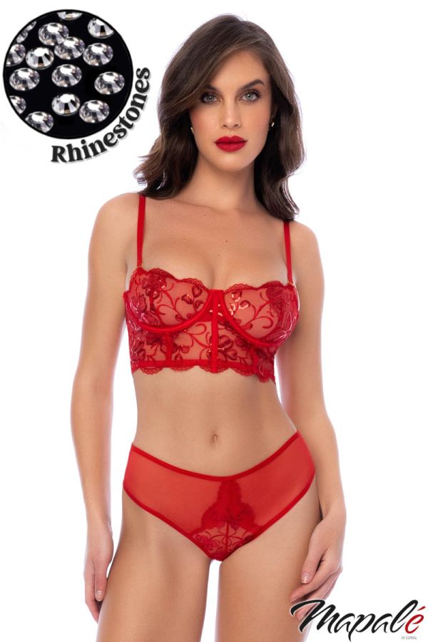 MA8895 - Sequin Lace 2PC