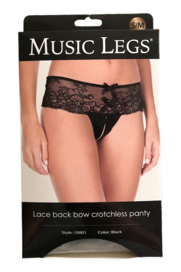 ML10001Q - Open Lace Thong