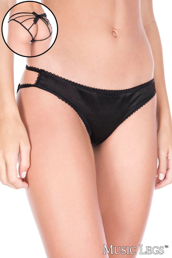 ML10010 - Satin Open Panty