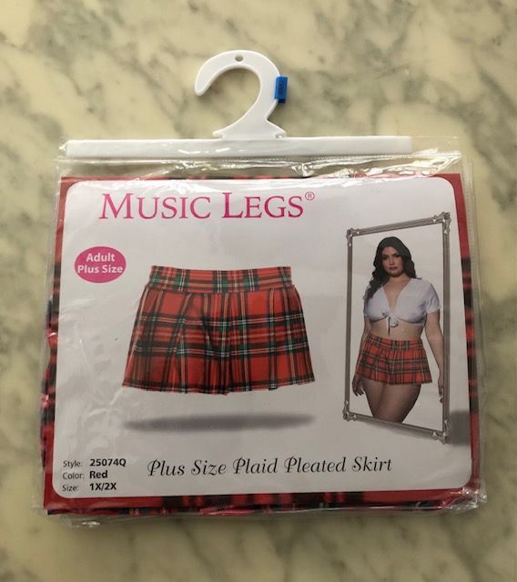 ML25074Q - Plaid Skirt