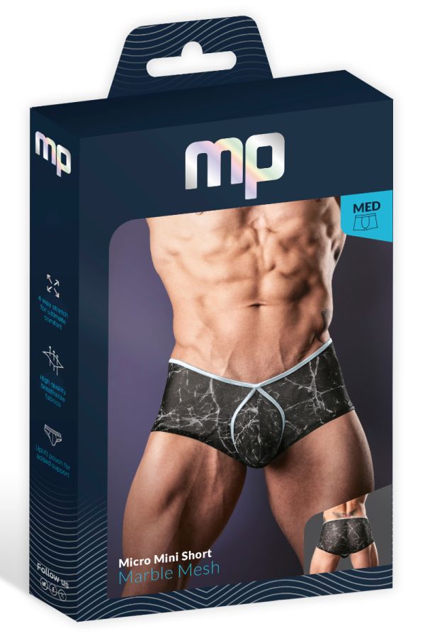 MP130-290 - Marble Mesh Mini Short