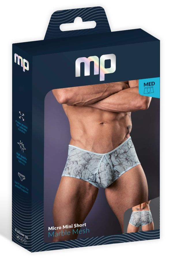 MP130-290 - Marble Mesh Mini Short
