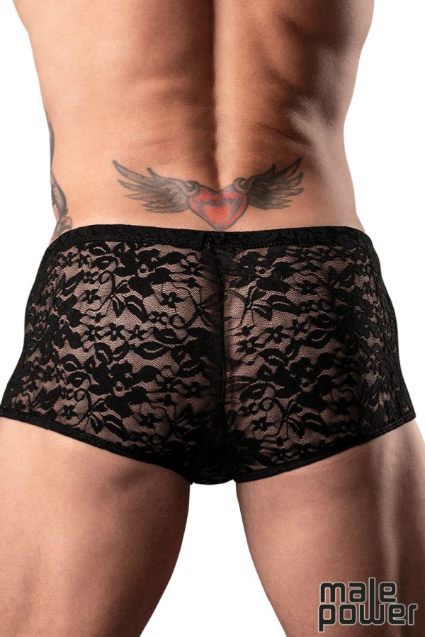 MP145-162 - Stretch Lace Mini Short