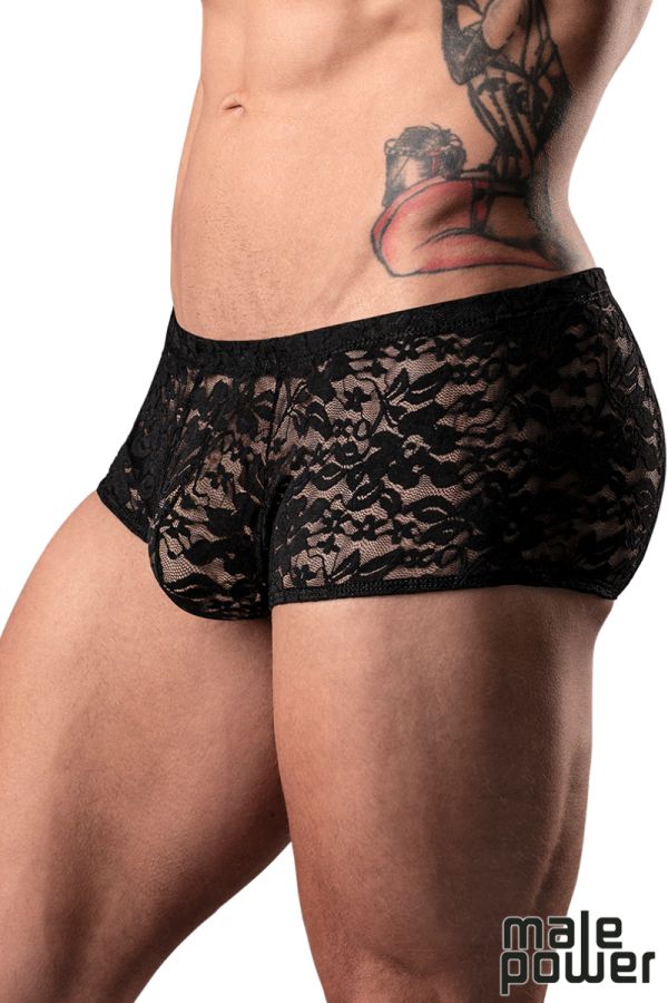 MP145-162 - Stretch Lace Mini Short