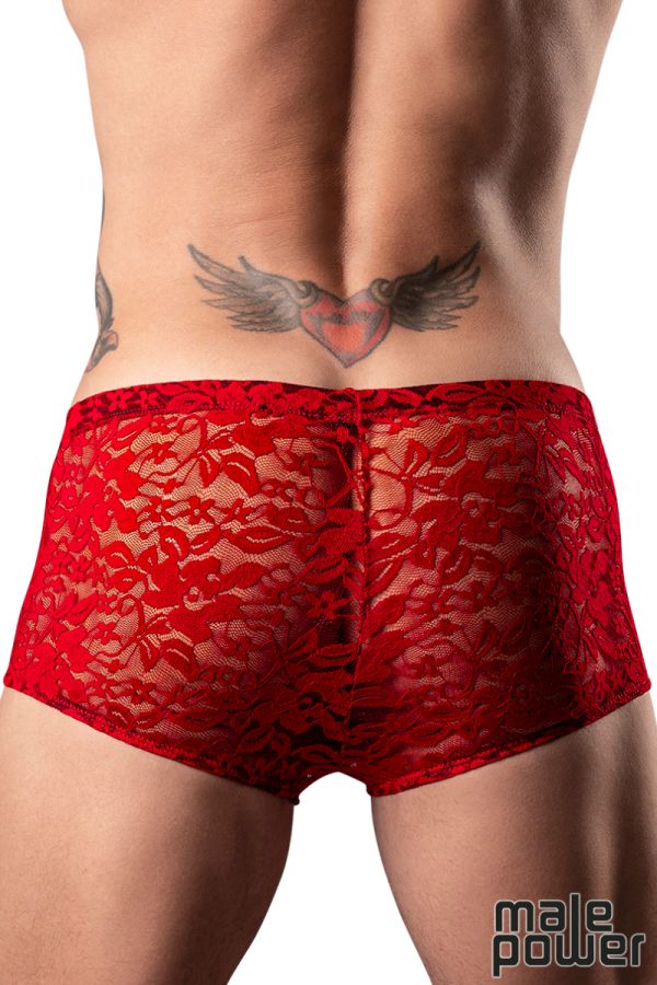MP145-162 - Stretch Lace Mini Short
