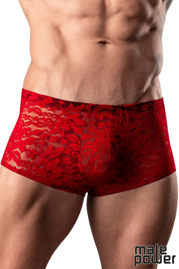 MP145-162 - Stretch Lace Mini Short