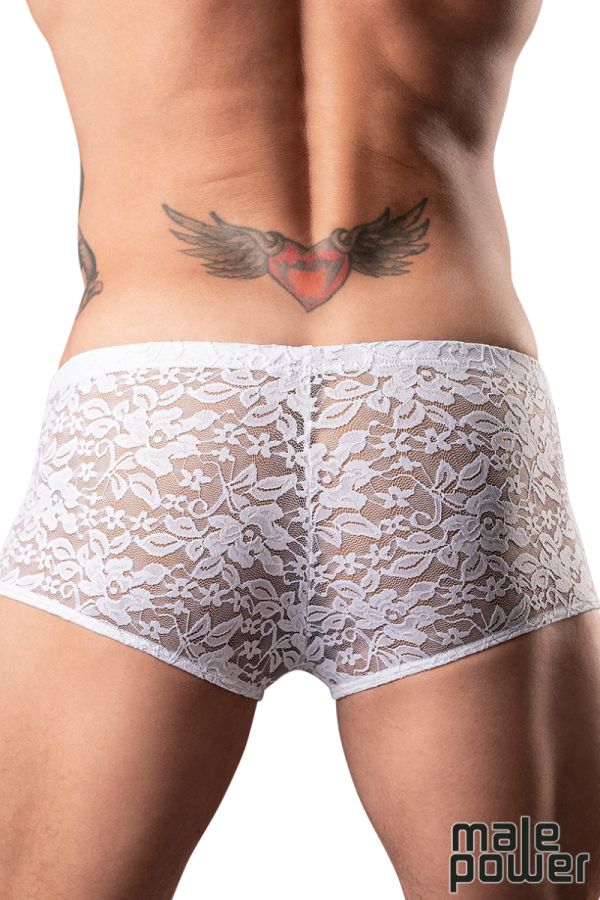 MP145-162 - Stretch Lace Mini Short