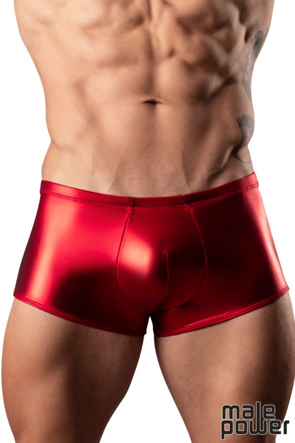 MP153-070 - Wet Look Mini Short
