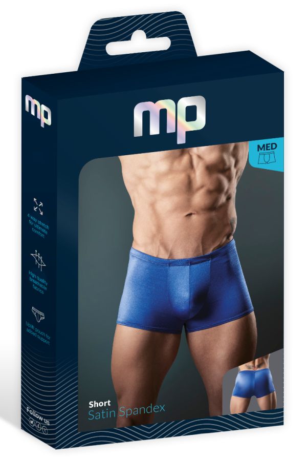 MP153-076 - 	Satin Spandex Pouch Short