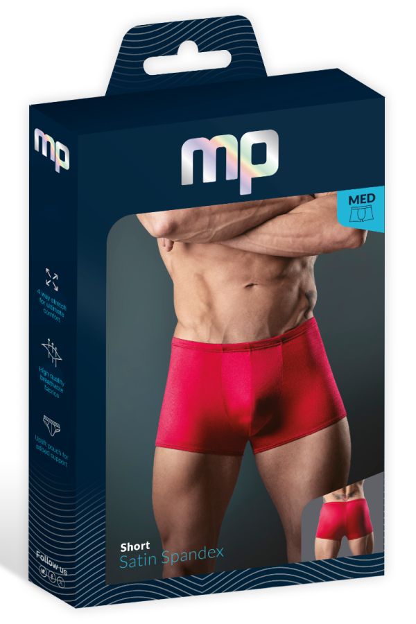 MP153-076 - 	Satin Spandex Pouch Short