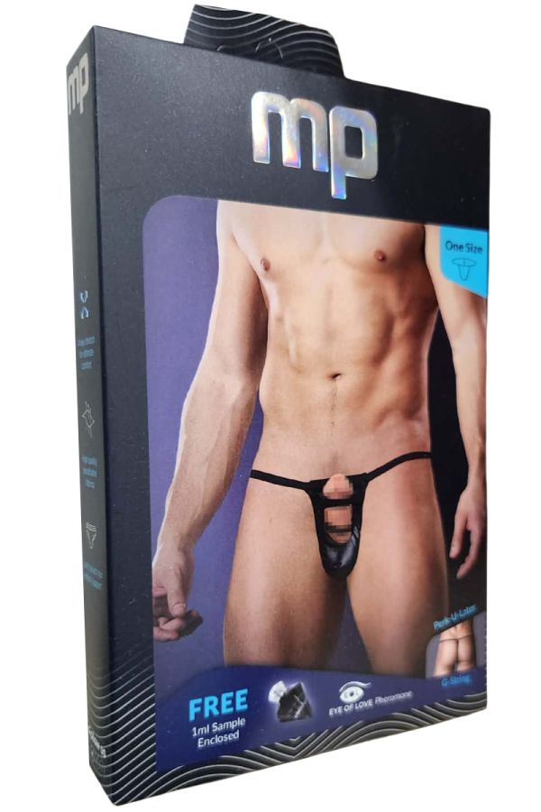 MP340-004PH - Wet Look G-string & Pheromone