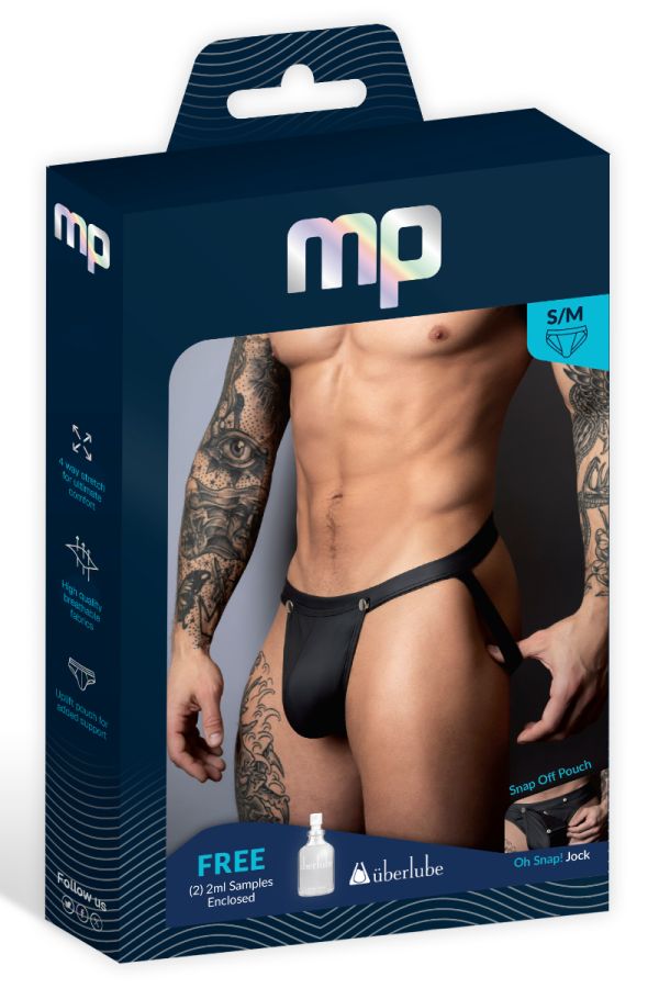 MP346-298 – PU Leather Snap Off Jock