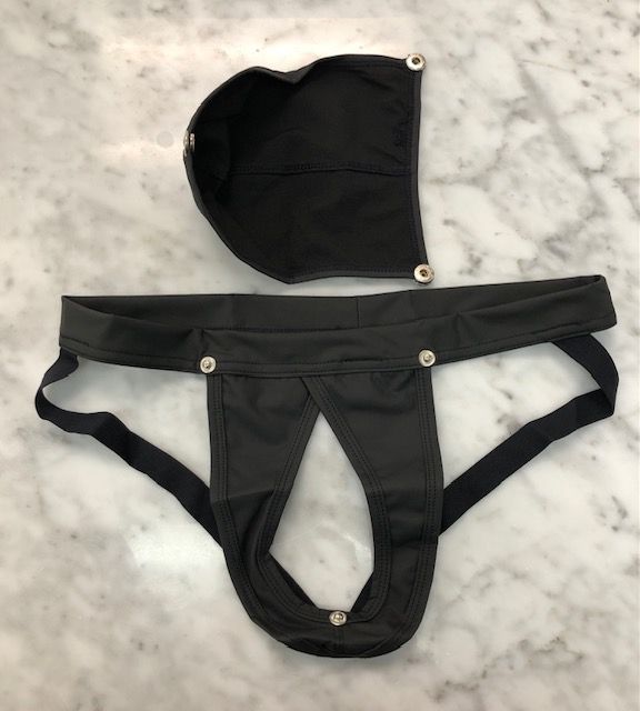 MP346-298 – PU Leather Snap Off Jock