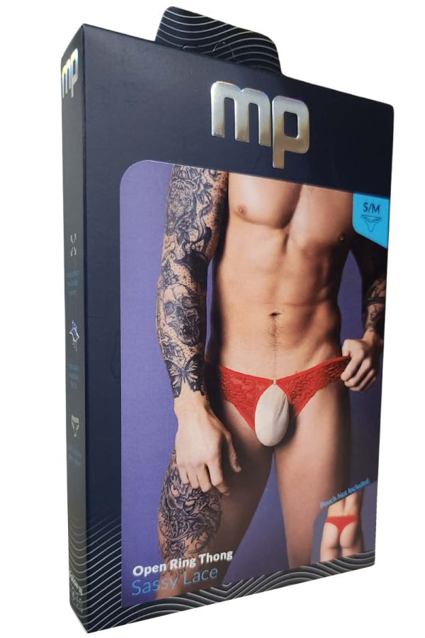 MP409-280 - Lace Open Ring Thong