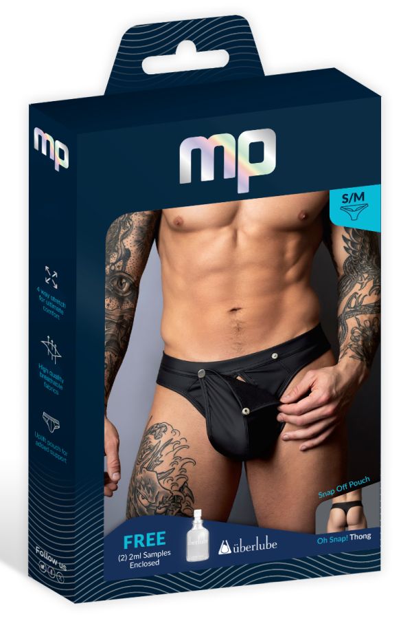 MP410-298 – PU Leather Snap Off Thong