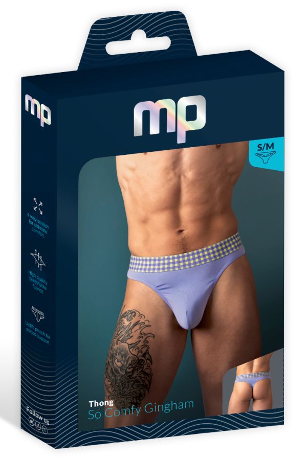 MP413-306 - Gingham Thong