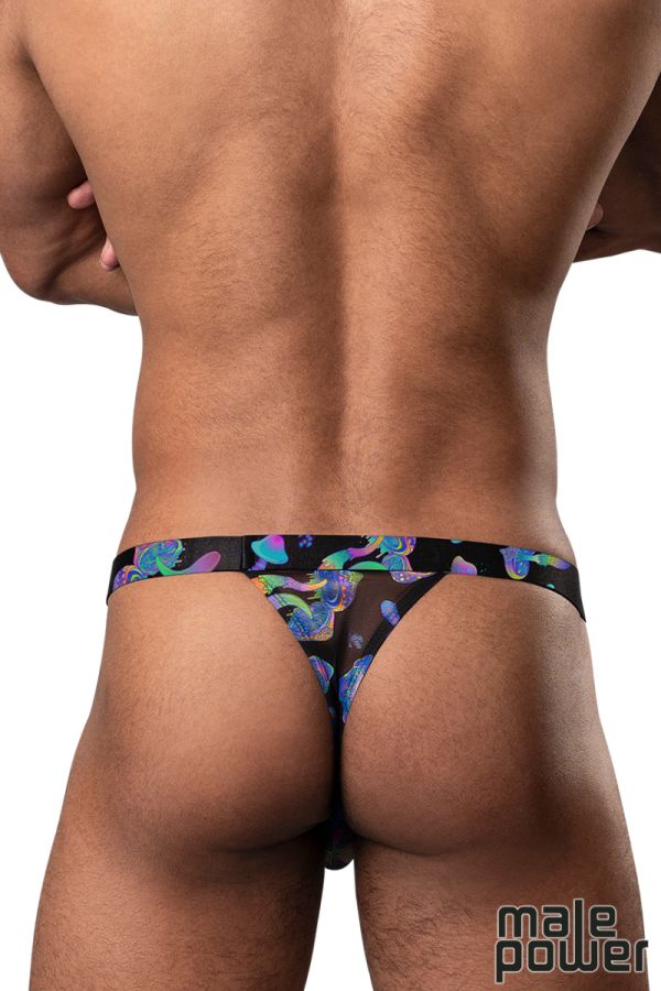MP433-294 - Glow Mesh Thong