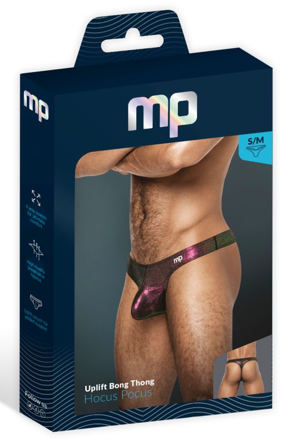 MP443-277 - Shiny Mesh Bong Thong