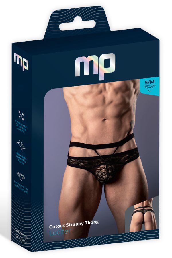 MP446-289 - Lace Cutout Thong