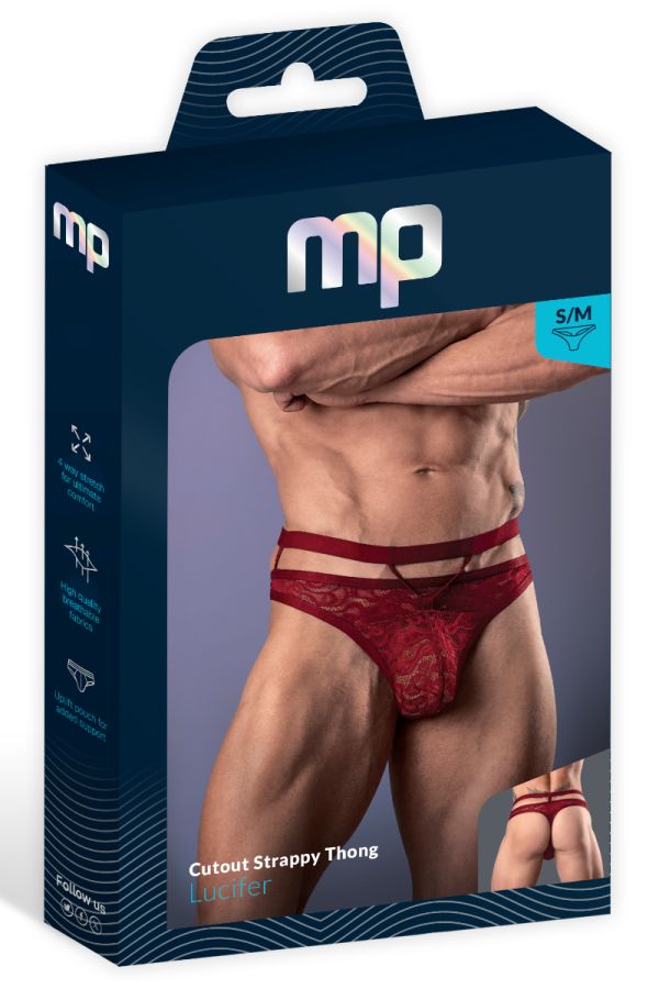 MP446-289 - Lace Cutout Thong