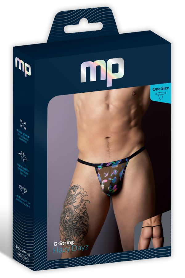 MP450-294 - Mesh G-String with UV prints