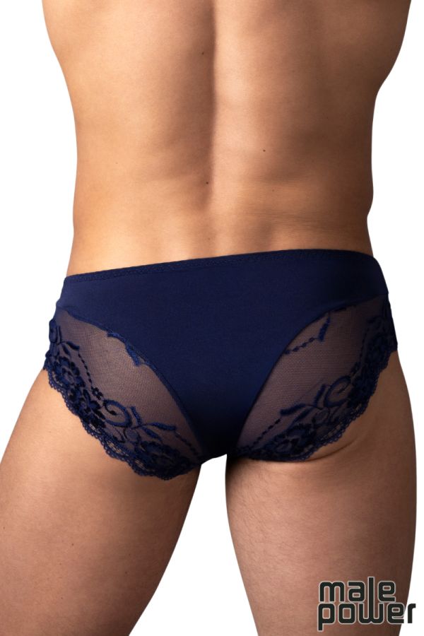 MP492-280 - Sassy Lace Bikini Solid Pouch