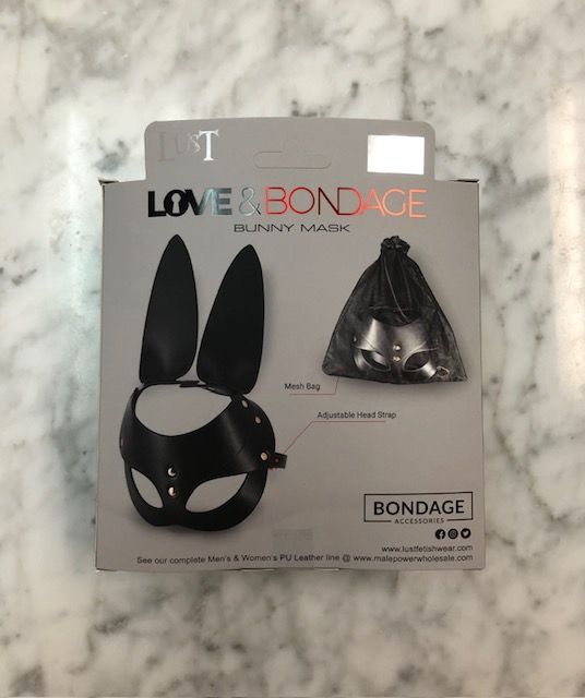 MP805-466 - 	PU Leather Bunny Mask