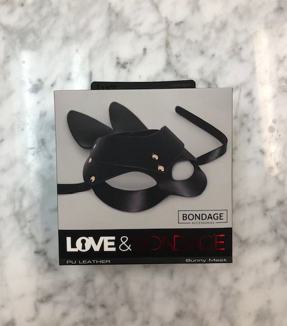 MP805-466 - 	PU Leather Bunny Mask