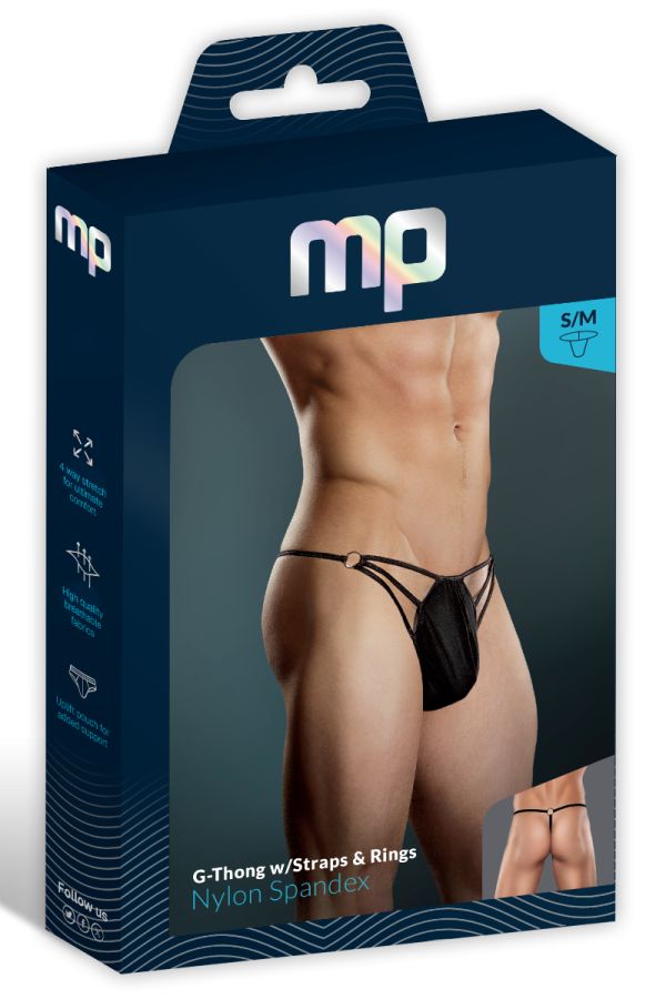 MPPAK-828 - Nylon/Spandex Strappy G-string