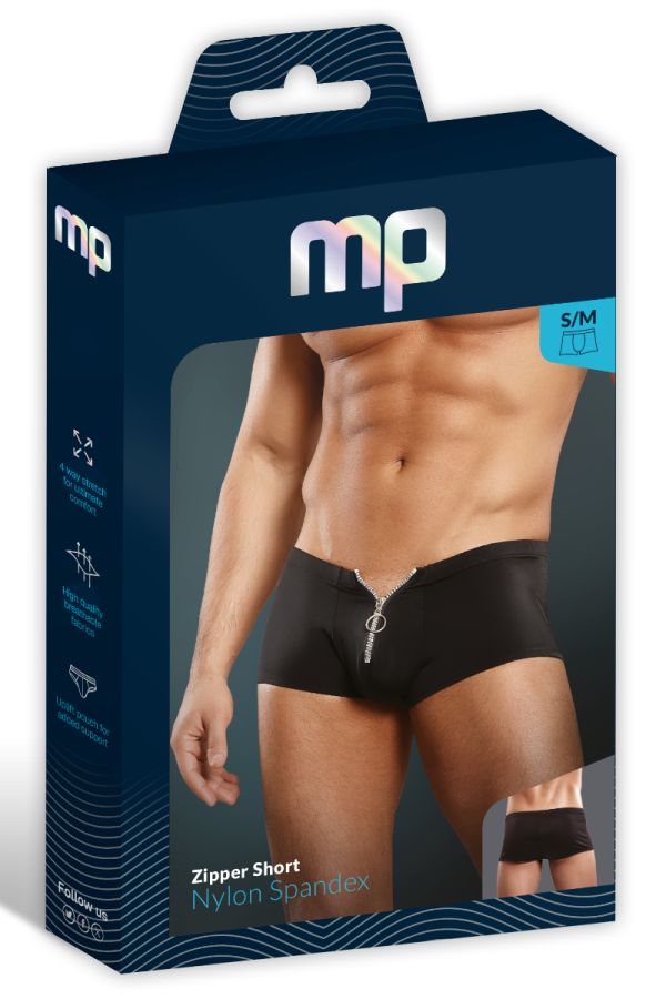 MPPAK-835 - Nylon/Spandex Zipper Short