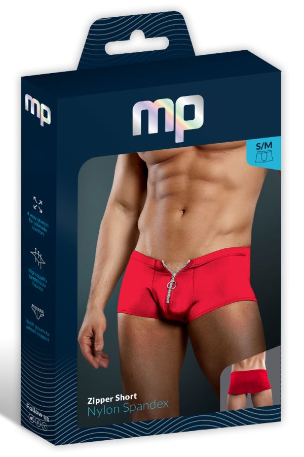 MPPAK-835 - Nylon/Spandex Zipper Short