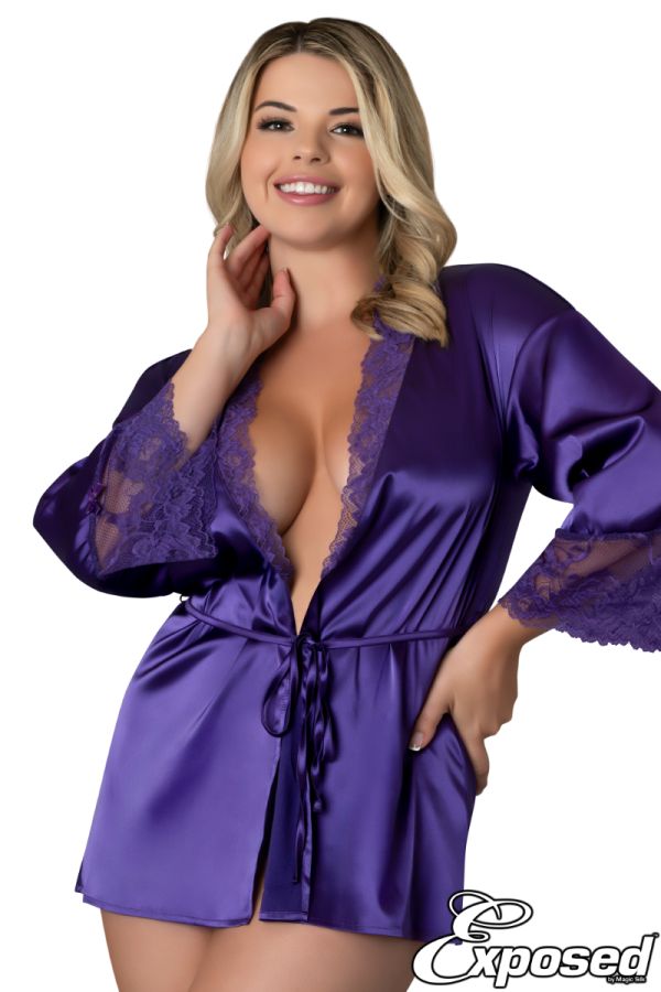 EXM423 - Silky Robe