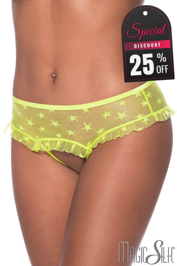 EXP403 - Star Open Crotch Panty