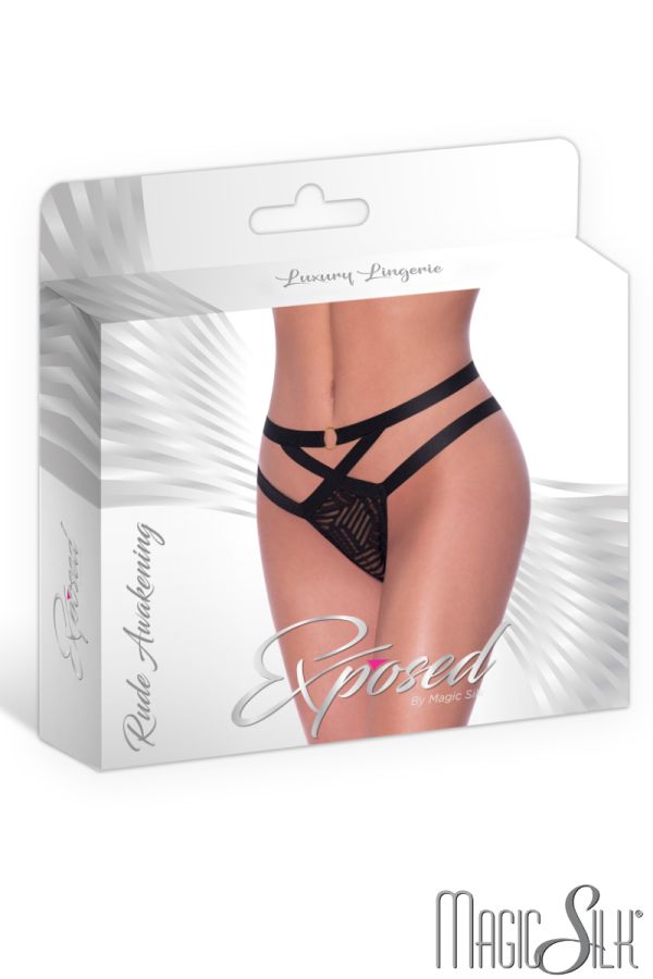 EXP405 - Striped Open Thong 