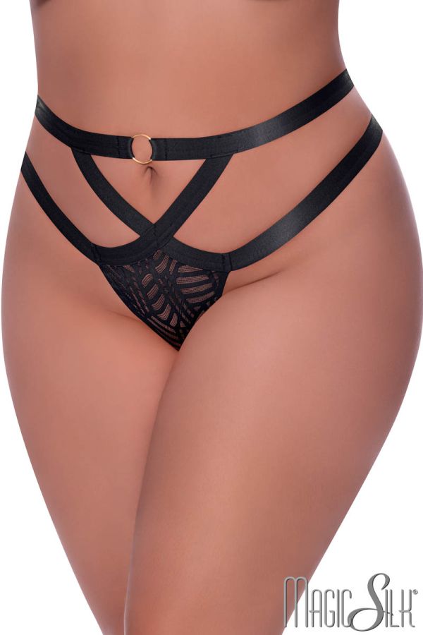 MSP406 - Strappy Striped Thong 